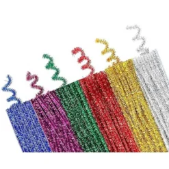 LIMPIAPIPAS DE CHENILLA LIDERPAPEL 30 CM COLORES BRILLANTES SURTIDOS BOLSA DE 30 UNIDADES