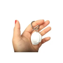 LLAVERO CASCO DE SEGURIDAD ACRILICO RECICLADO PACK DE 5 UNIDADES COLORES SURTIDOS
