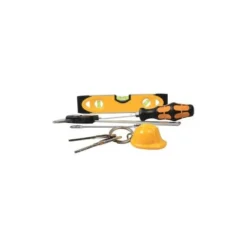 LLAVERO CASCO DE SEGURIDAD ACRILICO RECICLADO PACK DE 5 UNIDADES COLORES SURTIDOS