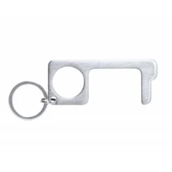 LLAVERO HIGIENICO ANTICONTACTO BIGOX ACERO INOXIDABLE 3,20X7,60 CM