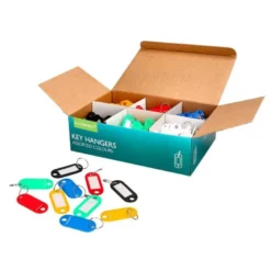 Llaveros portaetiquetas Liderpapel