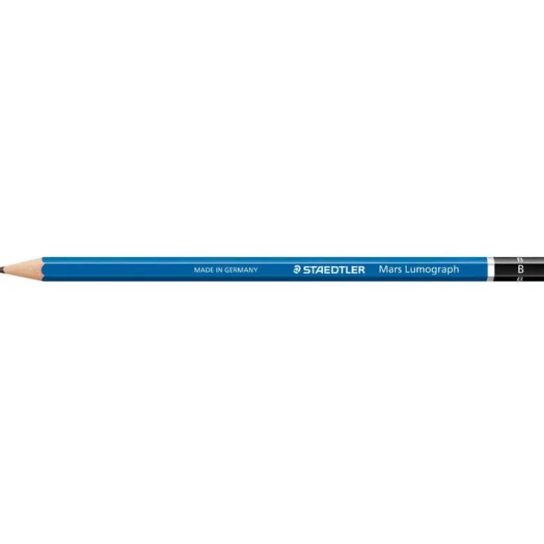Lápices grafito Staedler Mars Lumograph 100 B