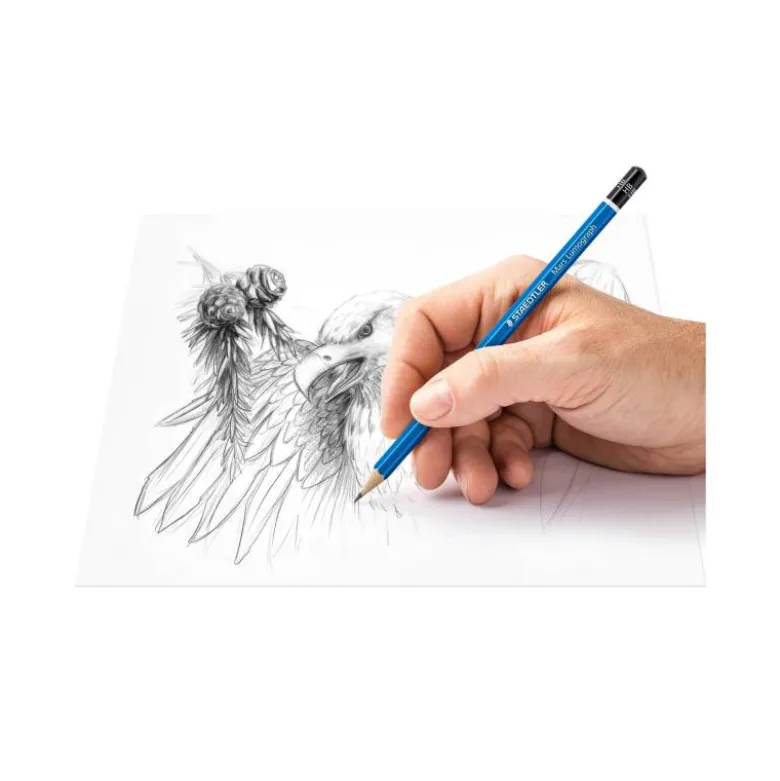 Lápices grafito Staedler Mars Lumograph 100 B