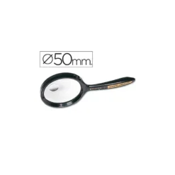 Lupa q-connect cristal bifocal 50 mm mango curvo
