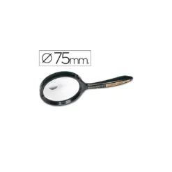 Lupa q-connect cristal bifocal 75 mm mango curvo