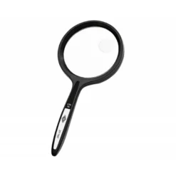 Lupa q-connect cristal bifocal 75 mm mango curvo