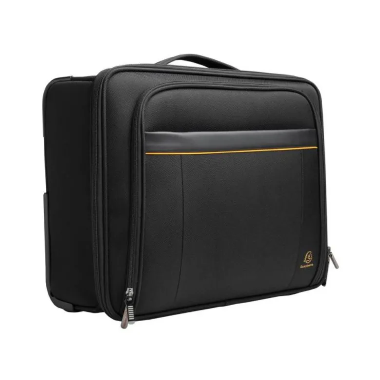 MALETIN PARA PORTATIL EXACOMPTA VALISETTE EXACTIVE 15.6" SLIM CON ASA EXTRAIBLE COLOR NEGRO 440X370X200 MM