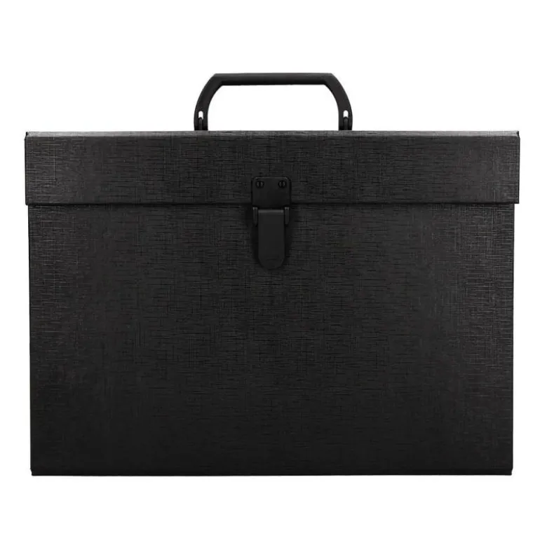 Maletin marca Liderpapel con fuelle 255x390x120 mm