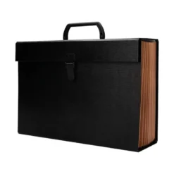 Maletin marca Liderpapel con fuelle 255x390x120 mm