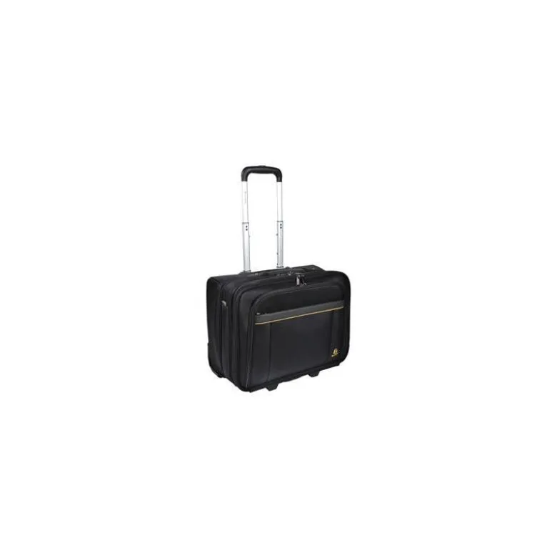 MALETIN PARA PORTATIL EXACOMPTA EXACTIVE HASTA 15.6" CON RUEDAS Y ASA TELESCOPICA NEGRO 450X255X395