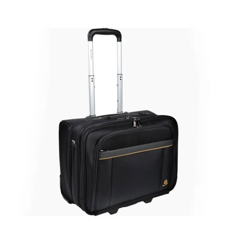 MALETIN PARA PORTATIL EXACOMPTA EXACTIVE HASTA 15.6" CON RUEDAS Y ASA TELESCOPICA NEGRO 450X255X395
