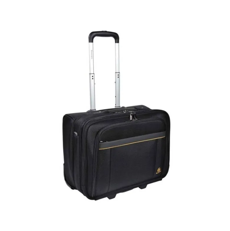 MALETIN PARA PORTATIL EXACOMPTA EXACTIVE HASTA 15.6" CON RUEDAS Y ASA TELESCOPICA NEGRO 450X255X395