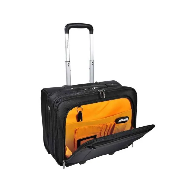 MALETIN PARA PORTATIL EXACOMPTA EXACTIVE HASTA 15.6" CON RUEDAS Y ASA TELESCOPICA NEGRO 450X255X395