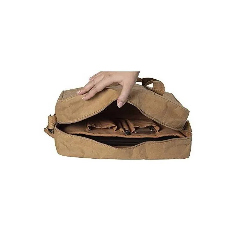 MALETIN PARA PORTATIL EXACOMPTA ETERNECO 14" CUERO IMITACION VEGETAL 325X90X420 MM