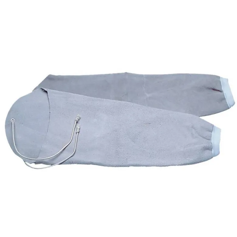 MANGUITO PARA SOLDADOR FARU CUERO AL CROMO PUÑO ELASTICO Y CORDON SUJECION SUPERIOR