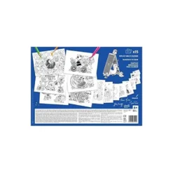 MANTEL PARA COLOREAR MAPED INDIVIDUAL DIN A3 PACK DE 15 UNIDADES SURTIDAS