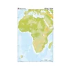 Mapa mudo de Africa fisico