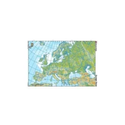 Mapa mudo de Europa fisico