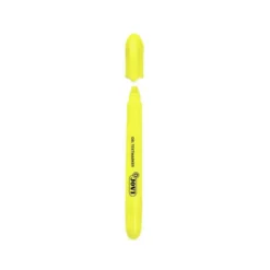 MARCADOR DE CERA GEL JOVI FLUORESCENTE AMARILLO CAJA DE 12 UNIDADES