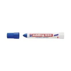 MARCADOR EDDING PERMANENTE 950 PASTA OPACA AZUL PUNTA REDONDA 10 MM PARA SUPERFICIES OXIDADAS/RUGOSAS