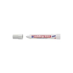 MARCADOR EDDING PERMANENTE 950 PASTA OPACA BLANCO PUNTA REDONDA 10 MM PARA SUPERFICIES OXIDADAS/RUGOSAS