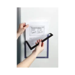 MARCO PORTA ANUNCIOS DURABLE DURAFRAME MAGNETICO DIN A4 COLOR NEGRO PACK DE 5 UNIDADES