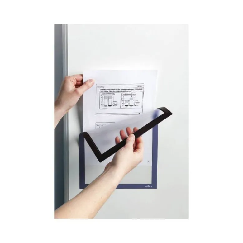 MARCO PORTA ANUNCIOS DURABLE DURAFRAME MAGNETICO DIN A4 COLOR NEGRO PACK DE 5 UNIDADES