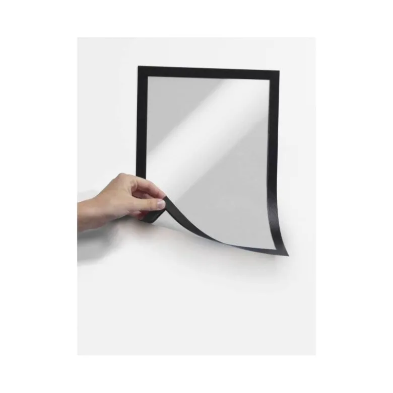 MARCO PORTA ANUNCIOS DURABLE DURAFRAME MAGNETICO DIN A4 COLOR NEGRO PACK DE 5 UNIDADES
