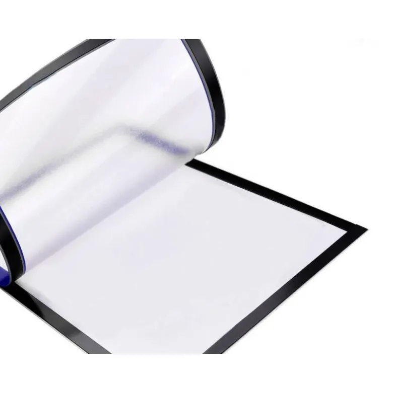MARCO PORTA ANUNCIOS LIDERPAPEL MAGNETICO DIN A4 DORSO ADHESIVO REMOVIBLE COLOR AZUL