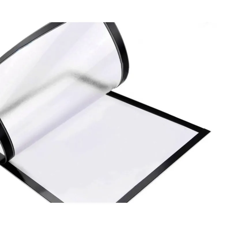 MARCO PORTA ANUNCIOS LIDERPAPEL MAGNETICO DIN A4 DORSO ADHESIVO REMOVIBLE COLOR NEGRO