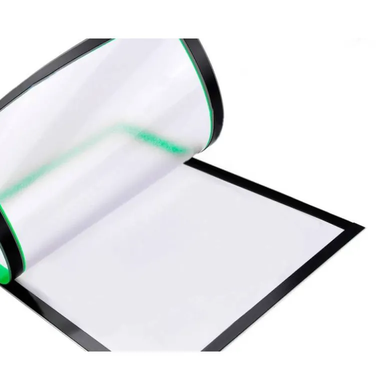 MARCO PORTA ANUNCIOS LIDERPAPEL MAGNETICO DIN A4 DORSO ADHESIVO REMOVIBLE COLOR VERDE