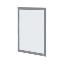 MARCO PORTA ANUNCIOS NOBO DIN A4 MARCO MAGNETICO AUTOADHESIVO COLOR PLATA PACK DE 2 UNIDADES