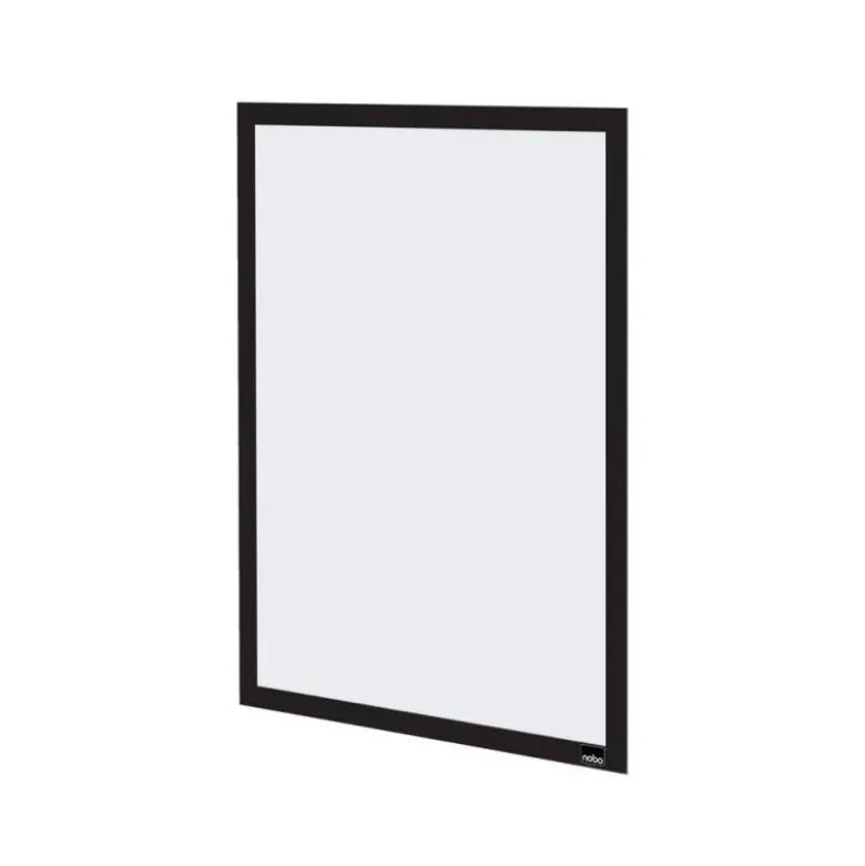 MARCO PORTA ANUNCIOS NOBO DIN A3 MARCO MAGNETICO AUTOADHESIVO COLOR NEGRO PACK DE 2 UNIDADES