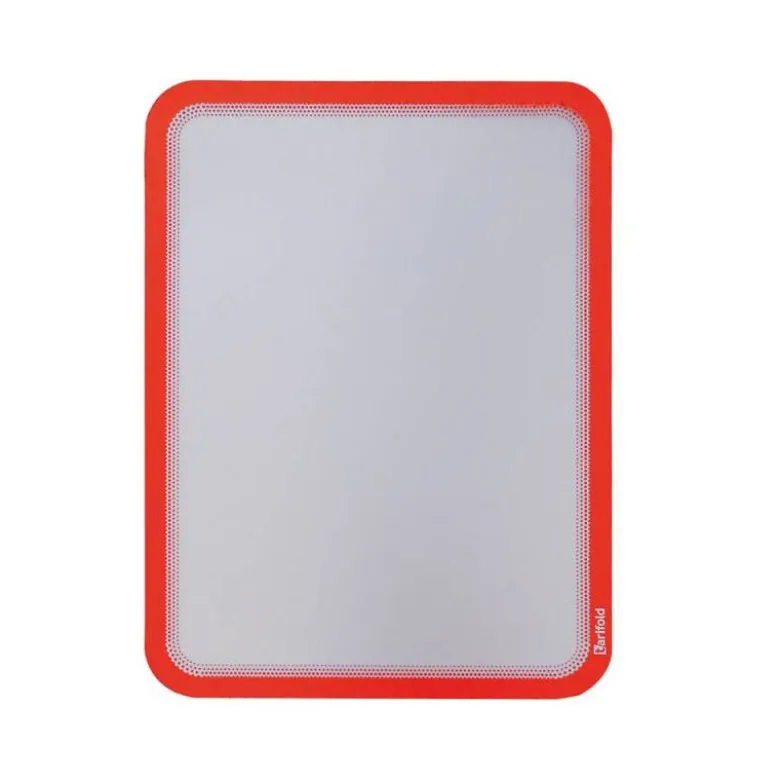 Marco Tarifold Din A4 magnetico color rojo pack de 2