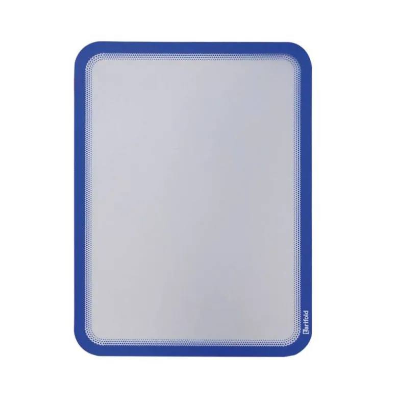 Marco Tarifold Din A4 magnetico color azul pack de 2