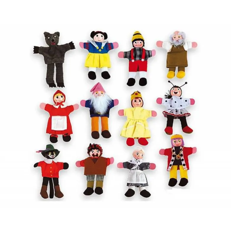 Marioneta de dedo Personajes de cuentos infantiles partir de 3 años Andreutoys