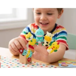 MARIONETAS DE DEDOS IMAGINOVO TINY TALES PVC ANIMALES FANTASIA BLISTER DE 5 UNIDADES SURTIDAS