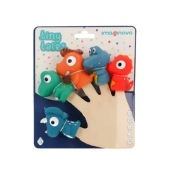 MARIONETAS DE DEDOS IMAGINOVO TINY TALES PVC EXPOSITOR DE CARTON SOBREMESA 10 UNIDADES SURTIDAS 360X235X320 MM