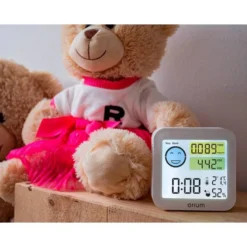 MEDIDOR DE AIRE ORIUM QUAELIS 20 MEDIDOR DE C02 Y COV SUPERFICIE 30 M2 PANTALLA LCD COLOR BLANCO 64X56 MM