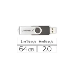 Memoria Q-connect flash usb 64 GB