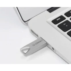 Memoria usb 16 Gb Q-CONNECT 2.0 Flash Premium Plateado