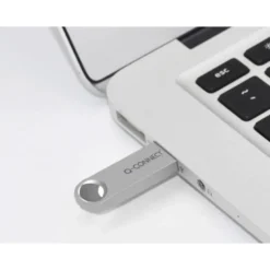 Memoria usb 32 Gb Q-CONNECT 3.0 Flash Premium plateado