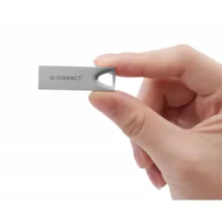 Memoria usb 4 Gb Q-CONNECT 2.0 Flash Premium Plateado