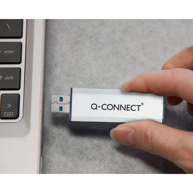 Memoria USB marca Q-Connect Flash 128 GB USB 3.0