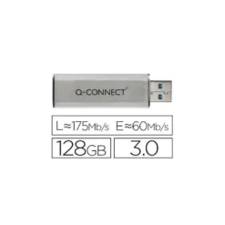 Memoria USB marca Q-Connect Flash 128 GB USB 3.0