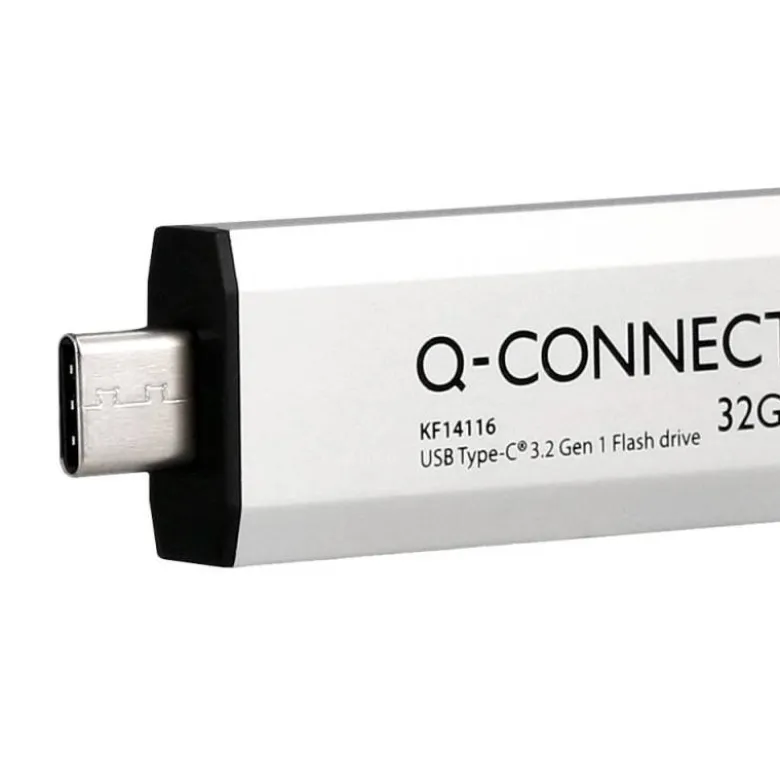 MEMORIA USB Q-CONNECT FLASH DRIVE 32 GB 3.2 TIPO C