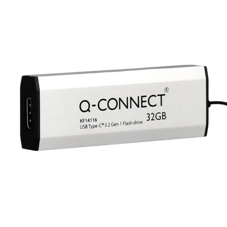 MEMORIA USB Q-CONNECT FLASH DRIVE 32 GB 3.2 TIPO C