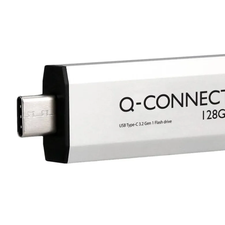 MEMORIA USB Q-CONNECT FLASH DRIVE 128 GB 3.2 TIPO C