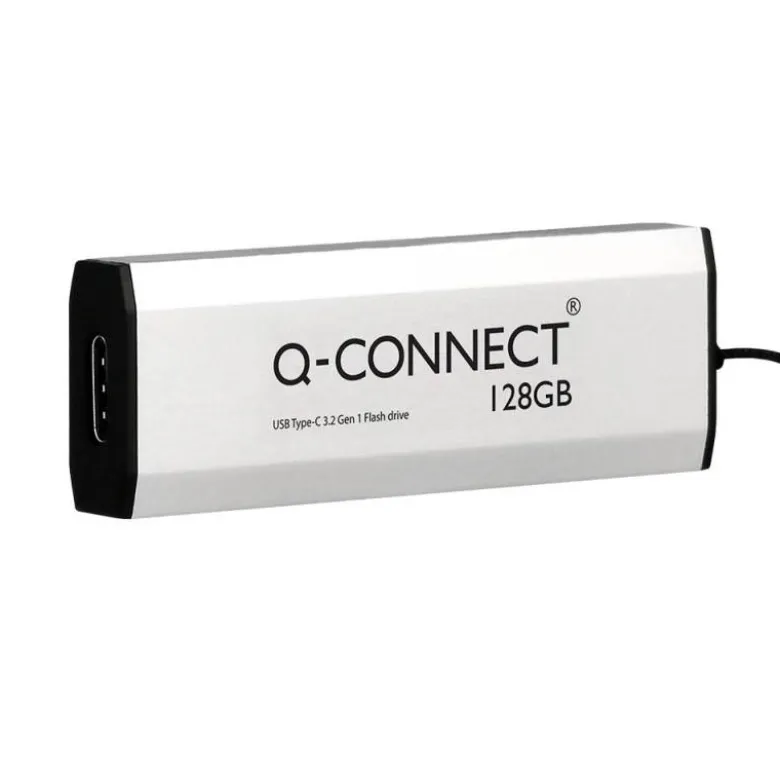 MEMORIA USB Q-CONNECT FLASH DRIVE 128 GB 3.2 TIPO C