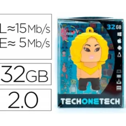 MEMORIA USB TECH ON TECH PENDRIVE 32GB SHASHA KIRA